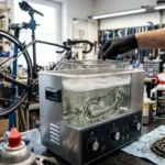 Fietsketting reinigen met ultrasoonreiniger