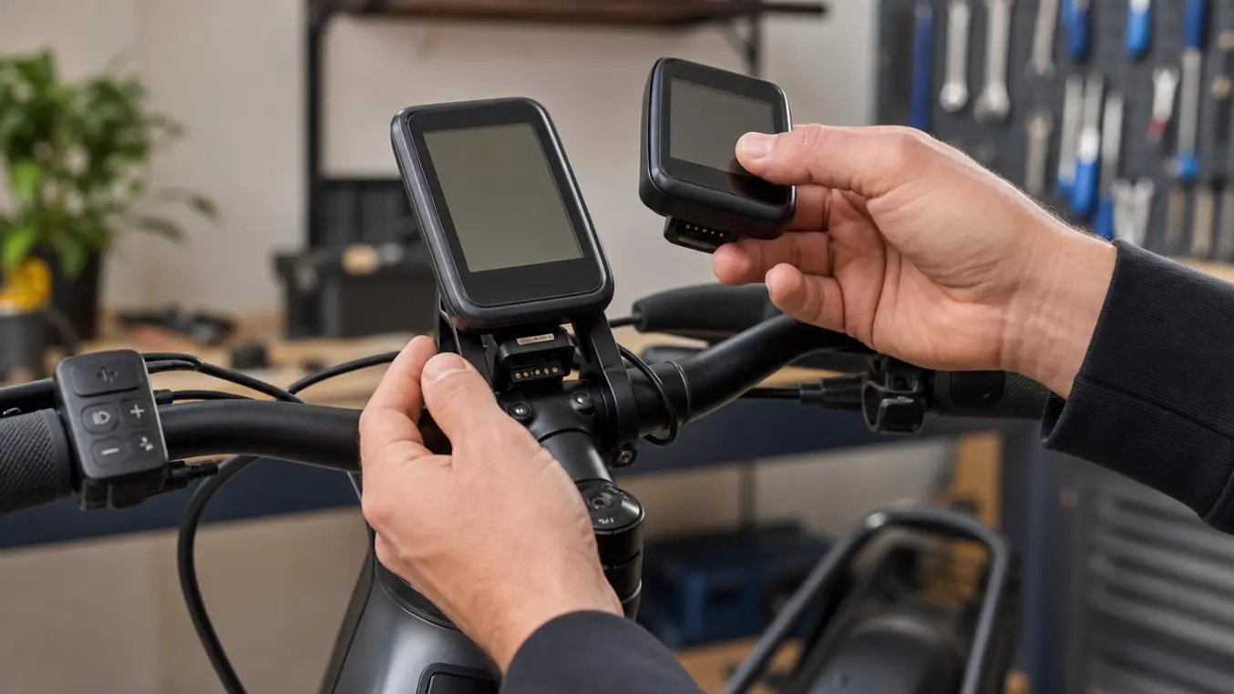 Display elektrische fiets vervangen